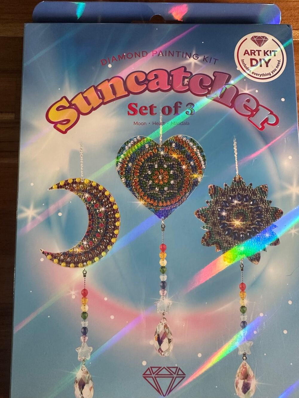 DIY Suncatchers Diamond Art Club Set of 3 New in Box Sealed